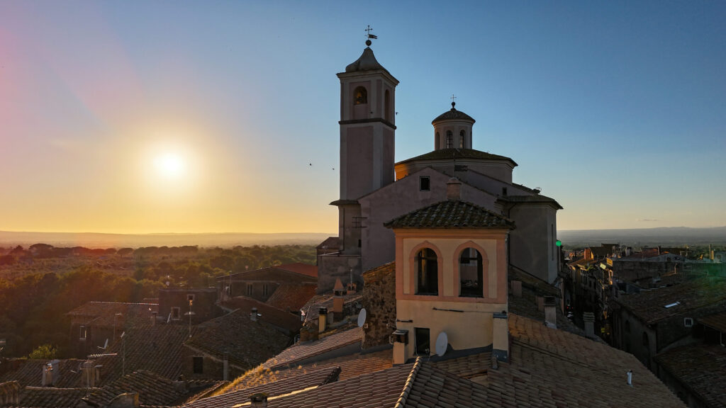 Mille anni di storia svelati dall'alto — Chiesa di Santa Maria in Foro Cassio, Vetralla